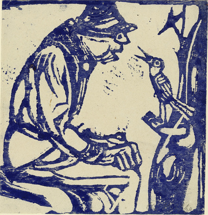 Song Bird (1912) - Christian Rohlfs Tablo