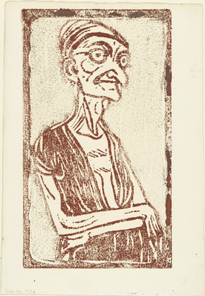 Sorceress (Hexe) (1910) - Christian Rohlfs Tablo