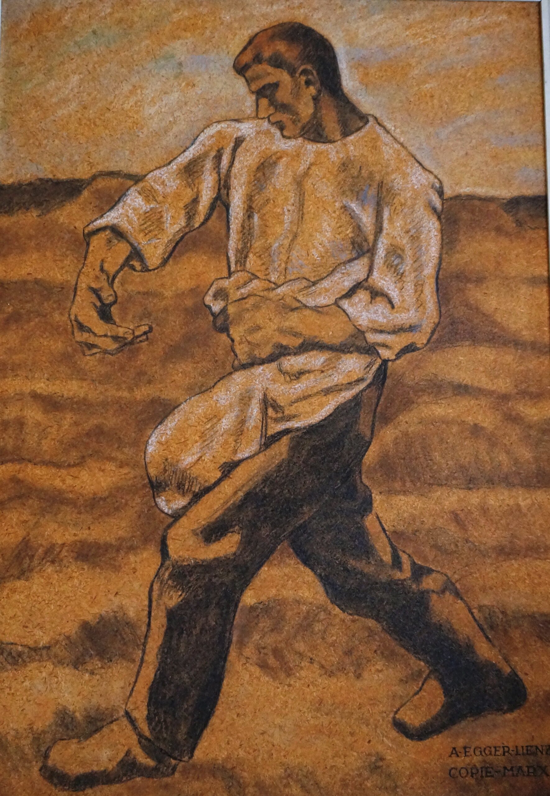 Sower - Albin Egger-Lienz Tablo