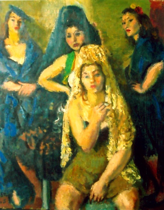 Spanish Women - Iosif Iser Tablo