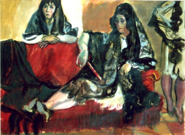 Spanish Women in Interior - Iosif Iser Tablo