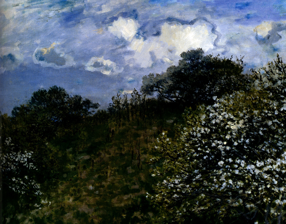 Spring (1875) - Claude Monet Tablo