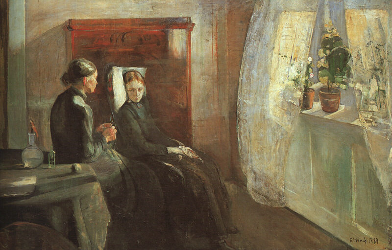 Spring (1889) - Edvard Munch Tablo