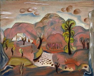 Spring in the Ravine, Ibiza (1933) - Frances Hodgkins Tablo