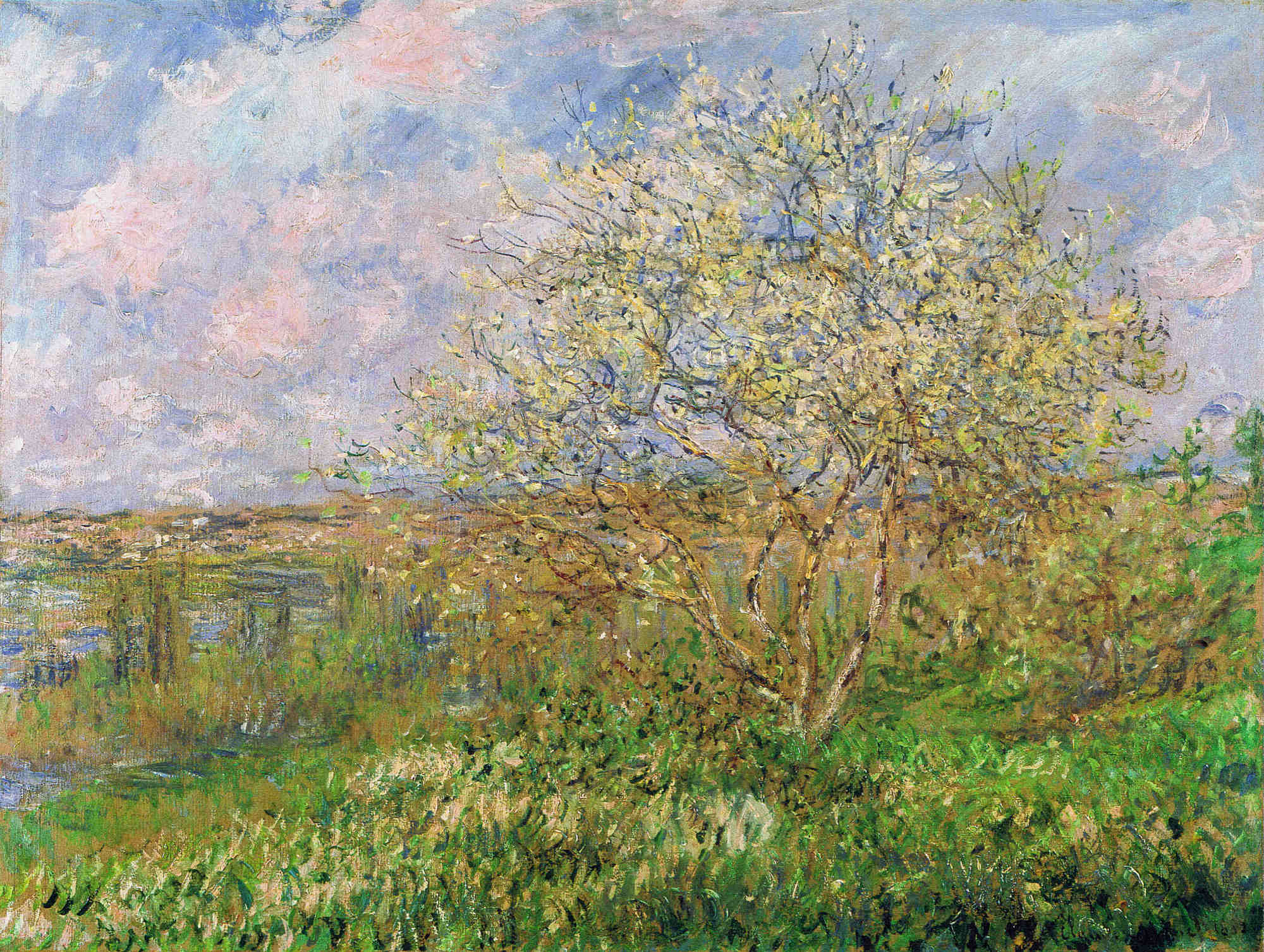 Springtime (1880) - Claude Monet Tablo