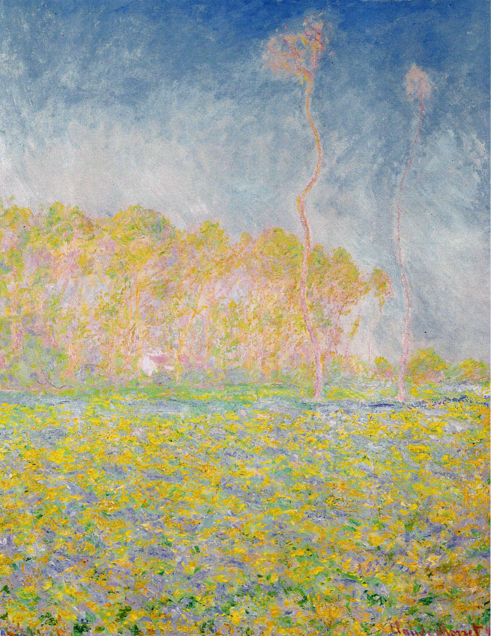 Springtime Landscape (1894) - Claude Monet Tablo