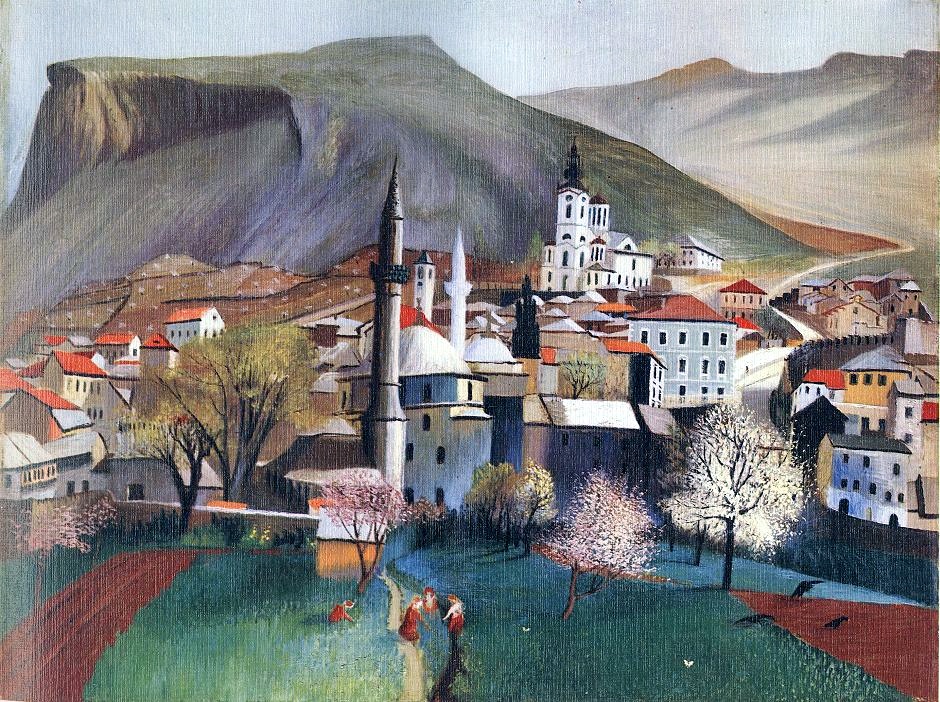 Springtime in Mostar (1903) - Tivadar Kosztka Csontváry Tablo