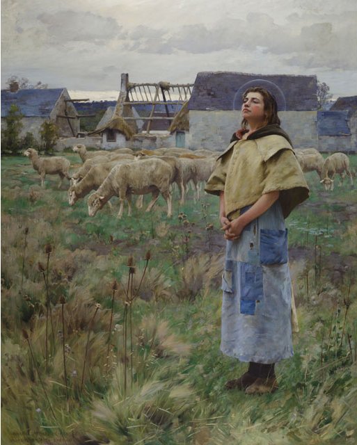 St Genevieve (1887) - Charles Sprague Pearce Tablo