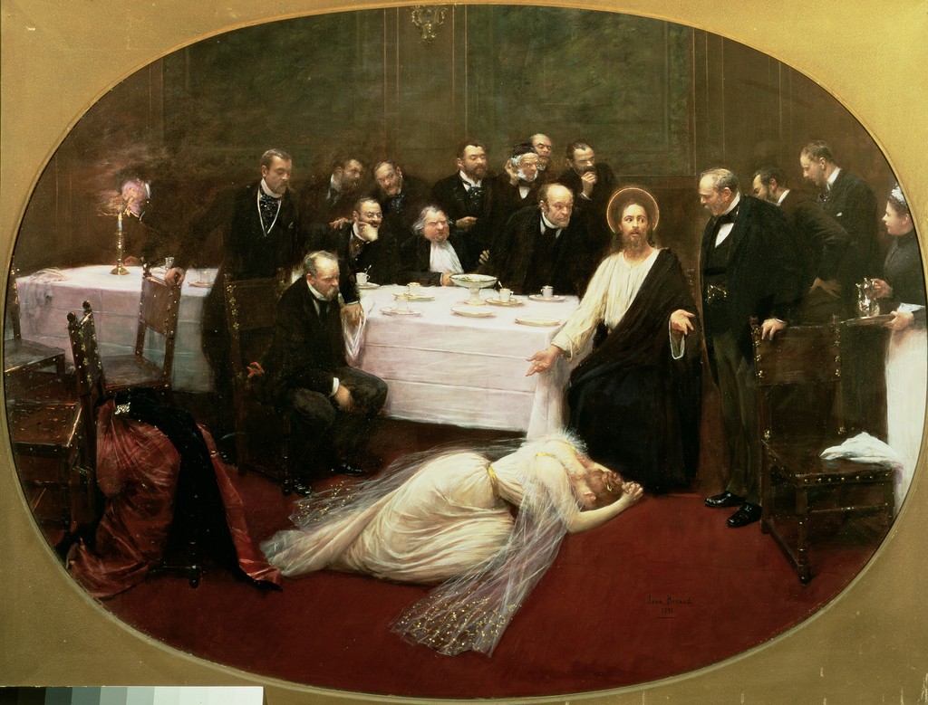 St. Mary Magdalene in the House of Simon the Pharisee (1891) - Jean Béraud Tablo