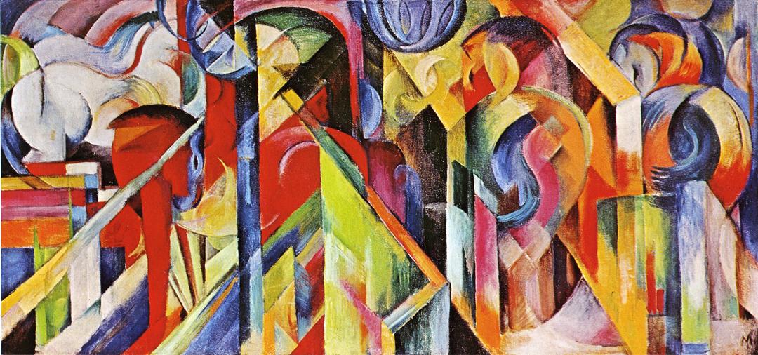 Stables (1913) - Franz Marc Tablo