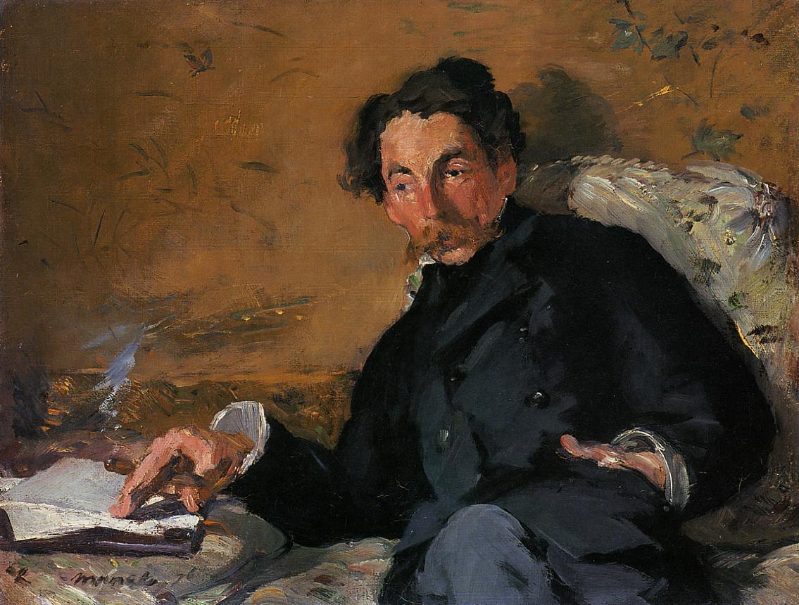 Stephane Mallarme (1876) - Edouard Manet Tablo