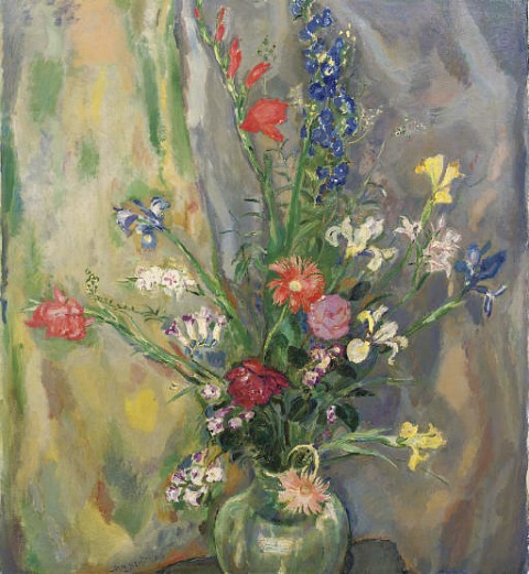 Still Life with Spring Flowers (1925) - Jan Sluyters Tablo