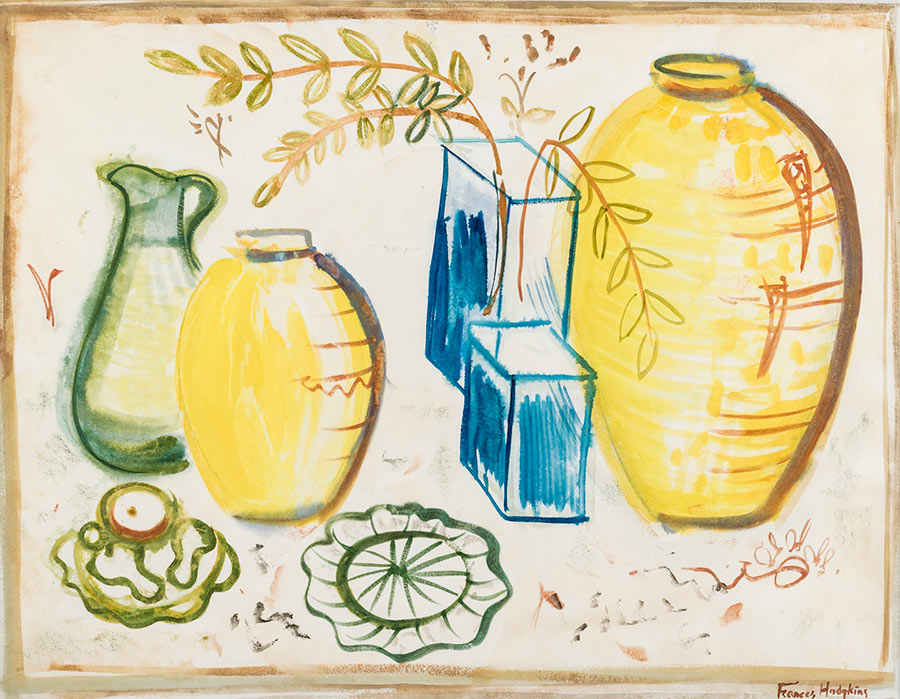 Still Life, Arrangement of Jugs (1937) - Frances Hodgkins Tablo