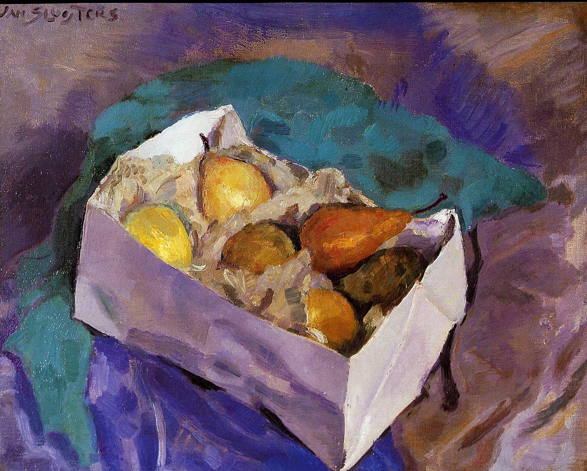 Still life with fruit - Jan Sluyters Tablo