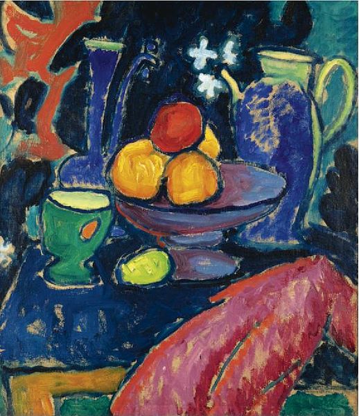 Still life with jug (1913) - Alexej von Jawlensky Tablo