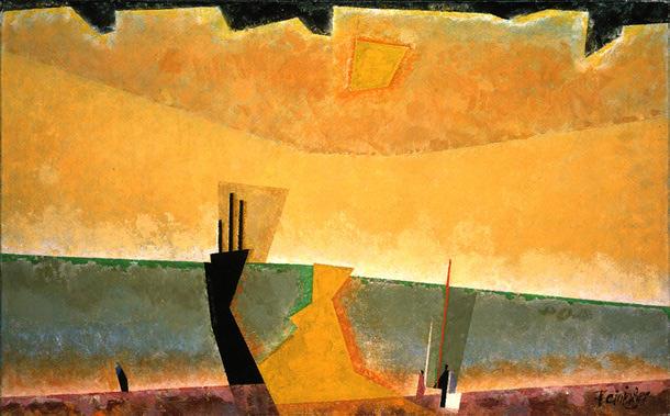 Storm Brewing (1939) - Lyonel Feininger Tablo