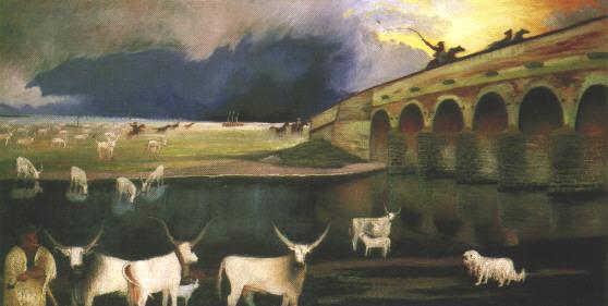 Storm on the Hortobágy (1903) - Tivadar Kosztka Csontváry Tablo