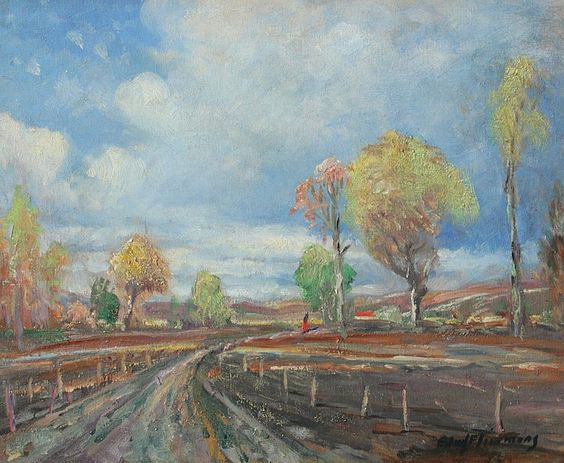 Stormy Day - Edward E. Simmons Tablo