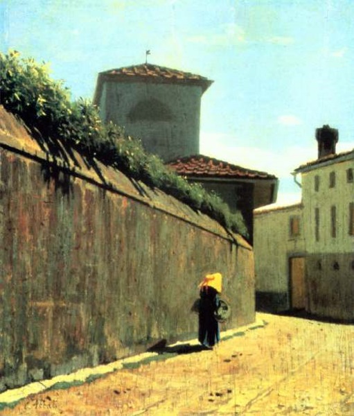 Stradina al sole - Giuseppe Abbati Tablo