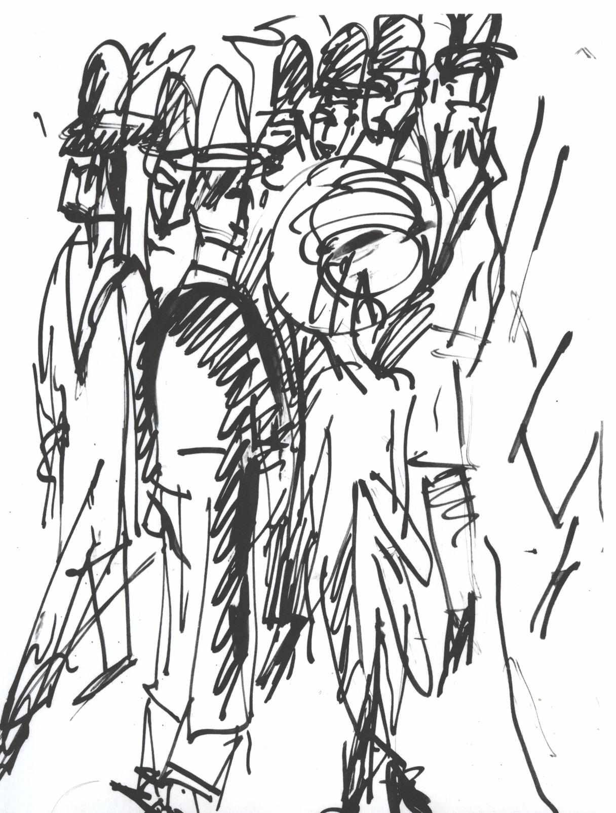 Street Scene in Berlin - Ernst Ludwig Kirchner Tablo