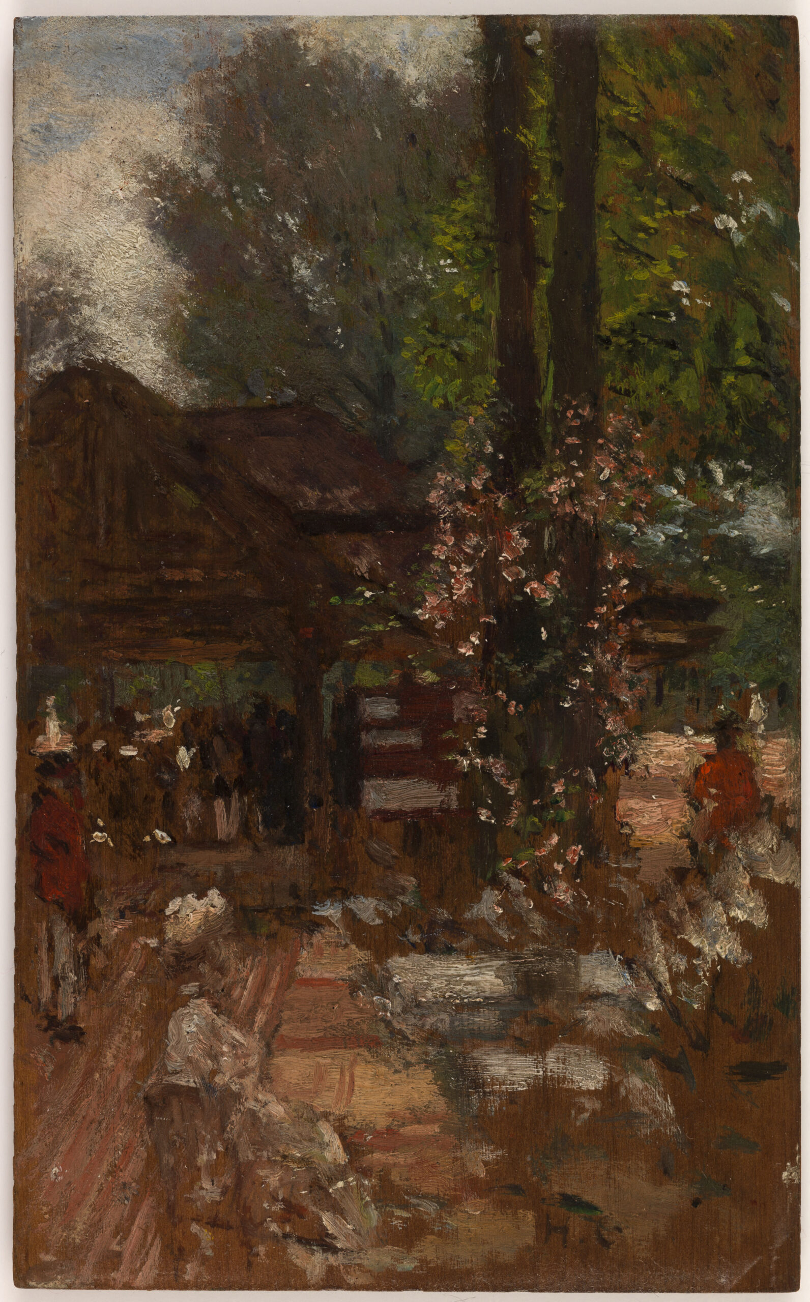 Study for the Cercle de l'île de Puteaux (1907) - Henri Gervex Tablo