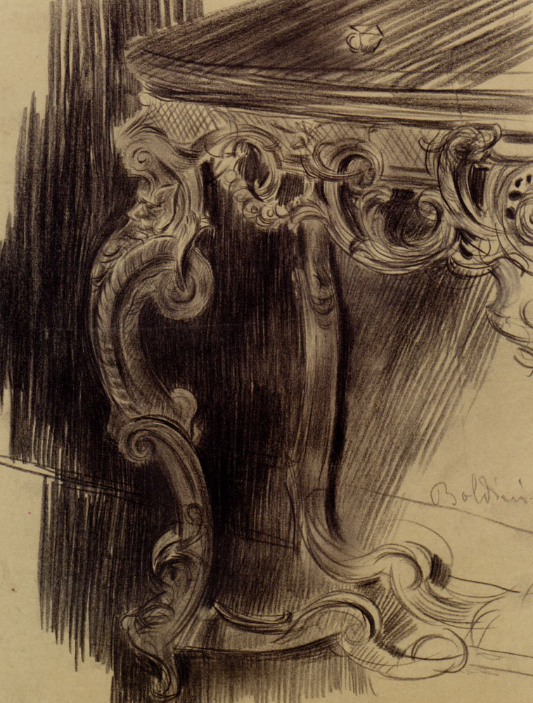 Study of a Table - Giovanni Boldini Tablo