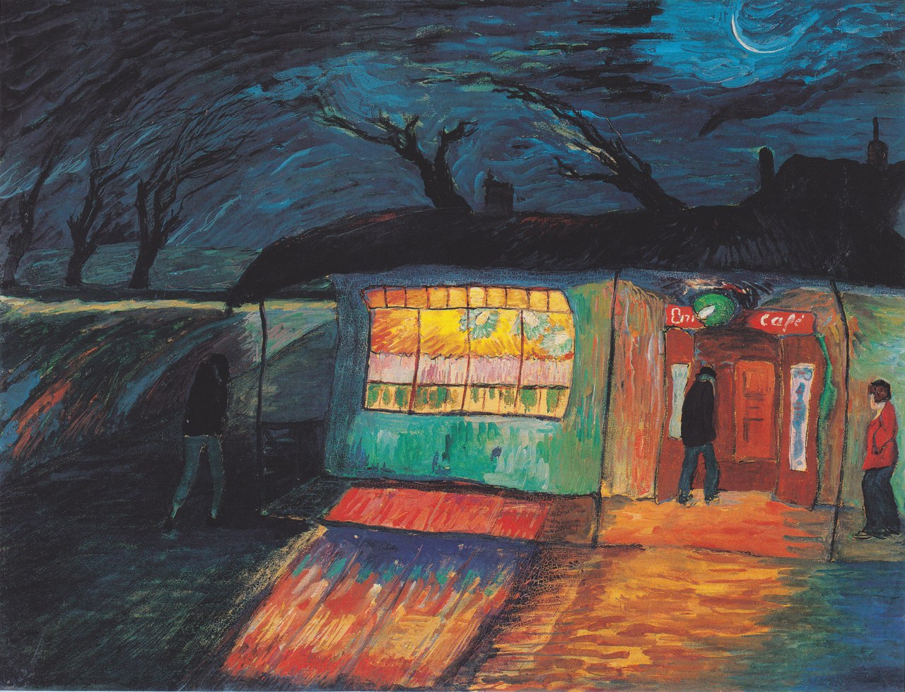 Sturmwind (1915) - Marianne von Werefkin Tablo