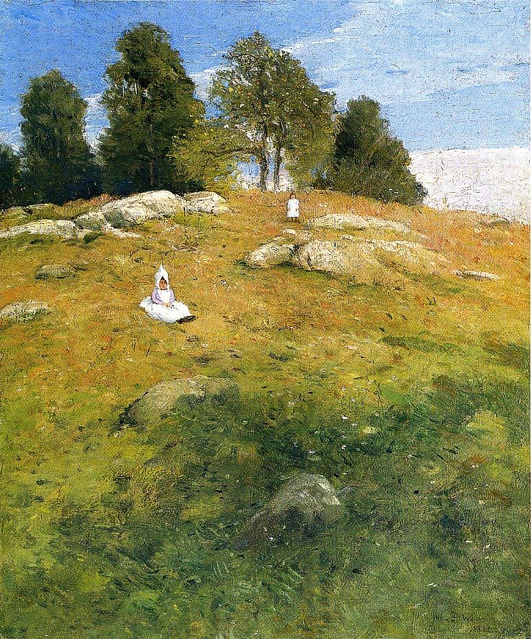 Summer Afternoon, Shinnecock Landscape (1902) - Julian Alden Weir Tablo