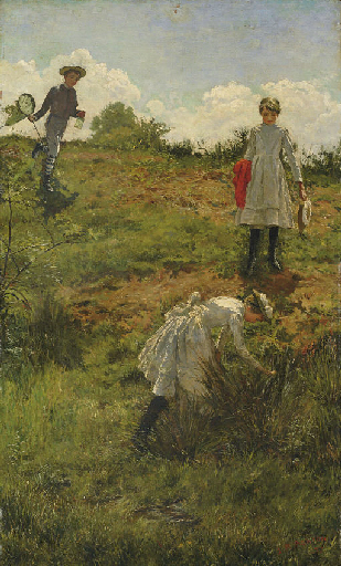 Summer Holidays (1889) - Julian Ashton Tablo