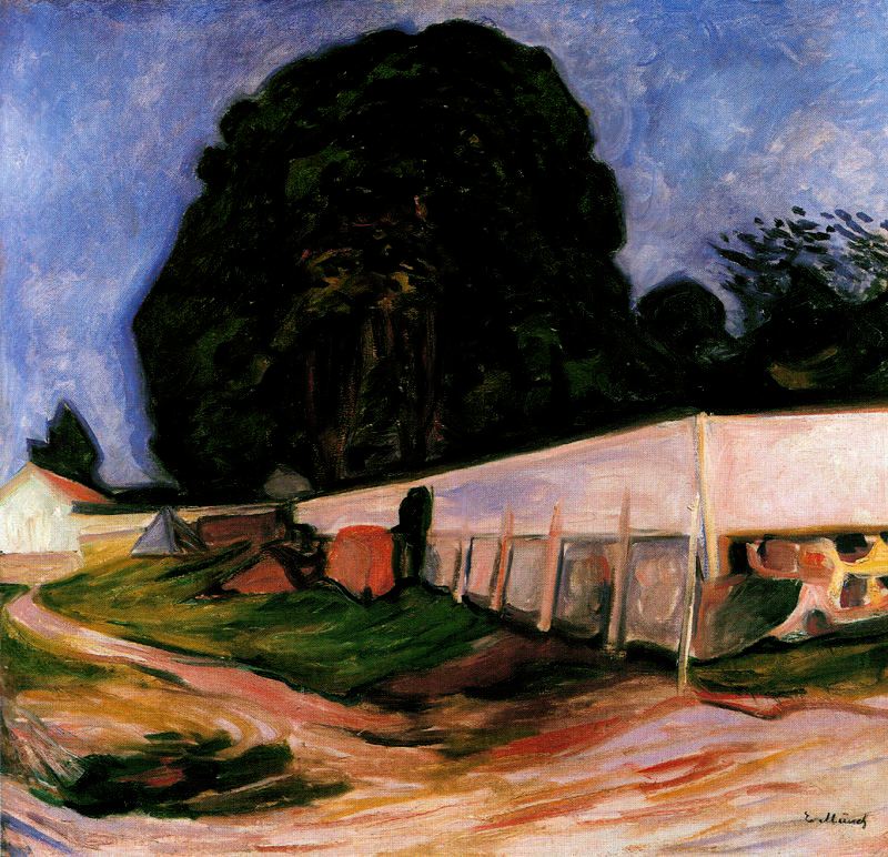 Summer Night at Aasgaardstrand (1904) - Edvard Munch Tablo