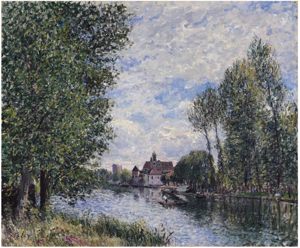 Summer in Moret (1881) - Alfred Sisley Tablo