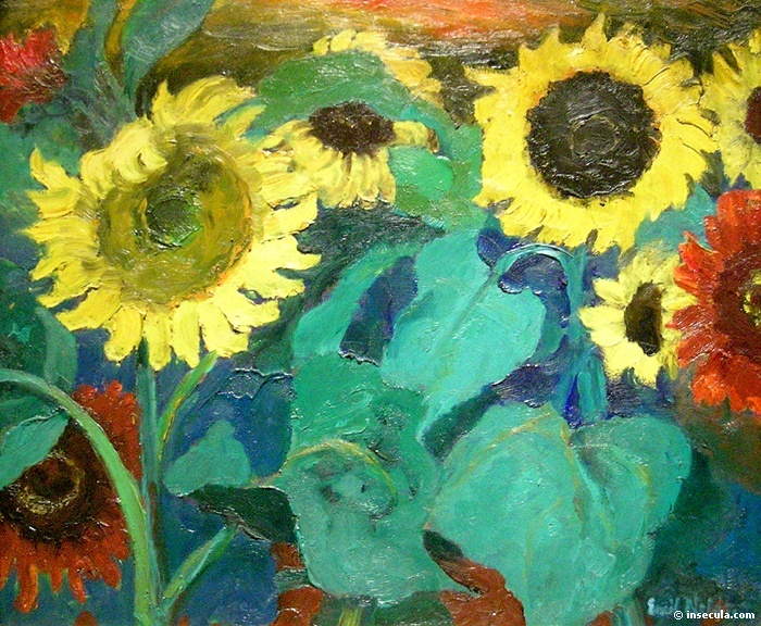 Sunflowers - Emil Nolde Tablo