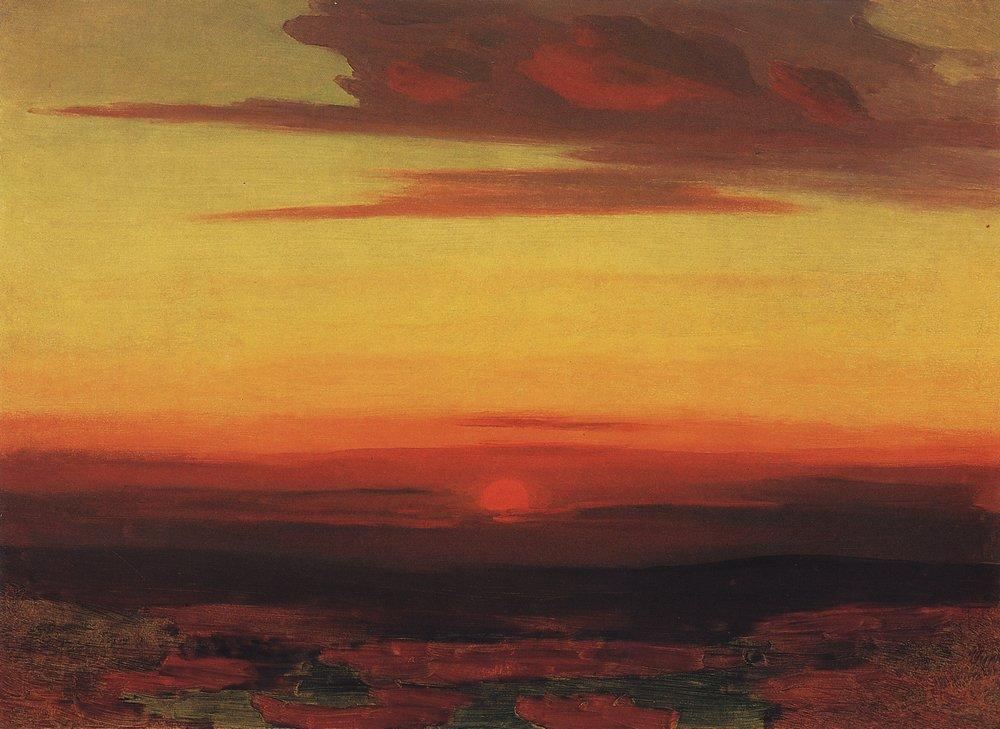 Sunset (1895) - Arkhip Kuindzhi Tablo