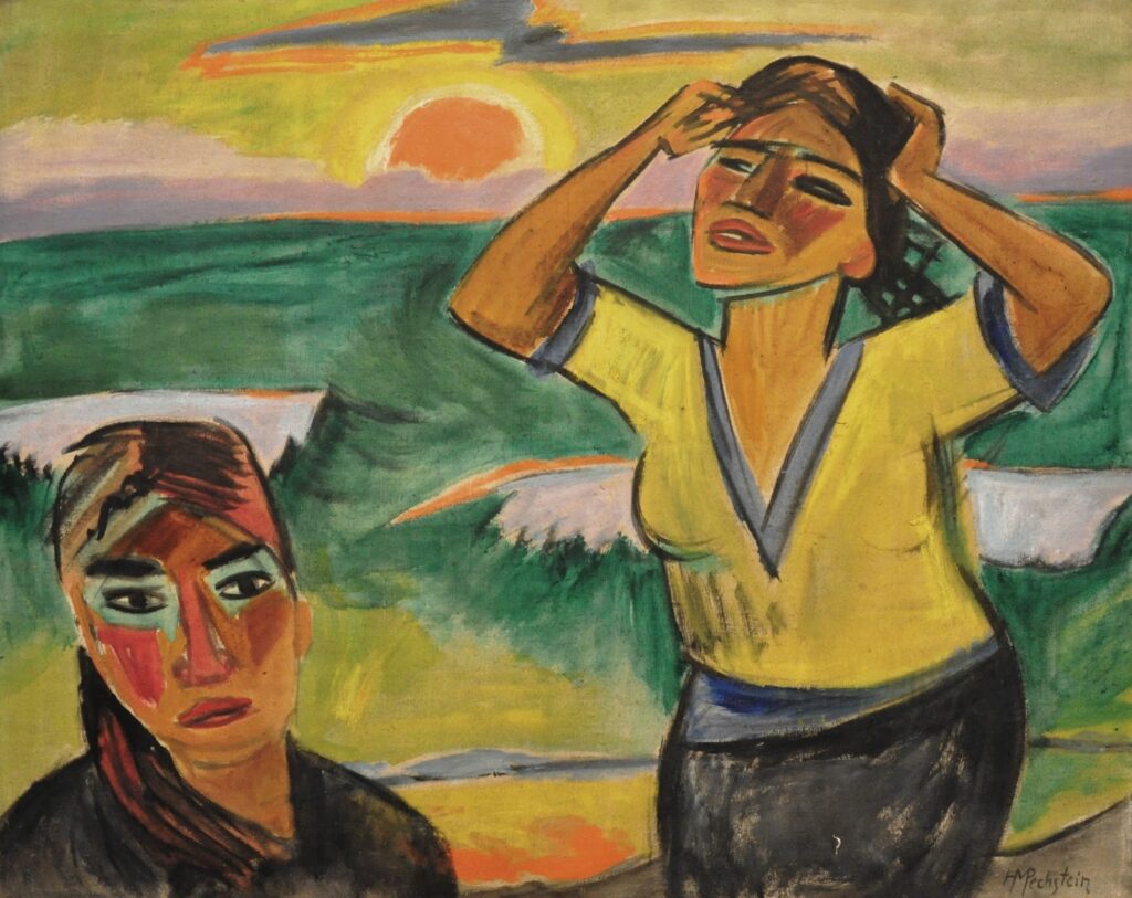 Sunset (1921) - Max Pechstein Tablo