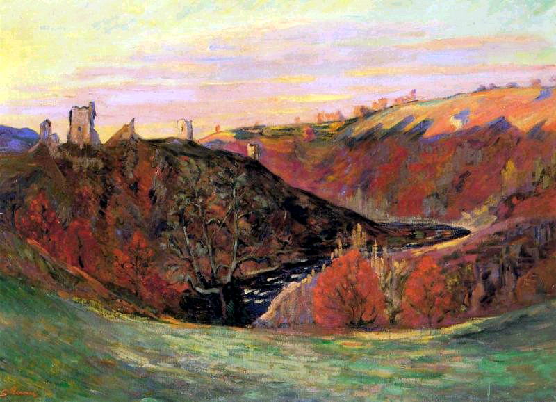 Sunset in Creuse (1898) - Armand Guillaumin Tablo