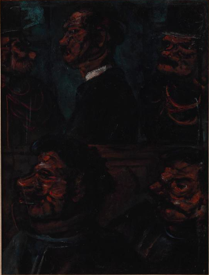 The Accused (1908) - Georges Rouault Tablo