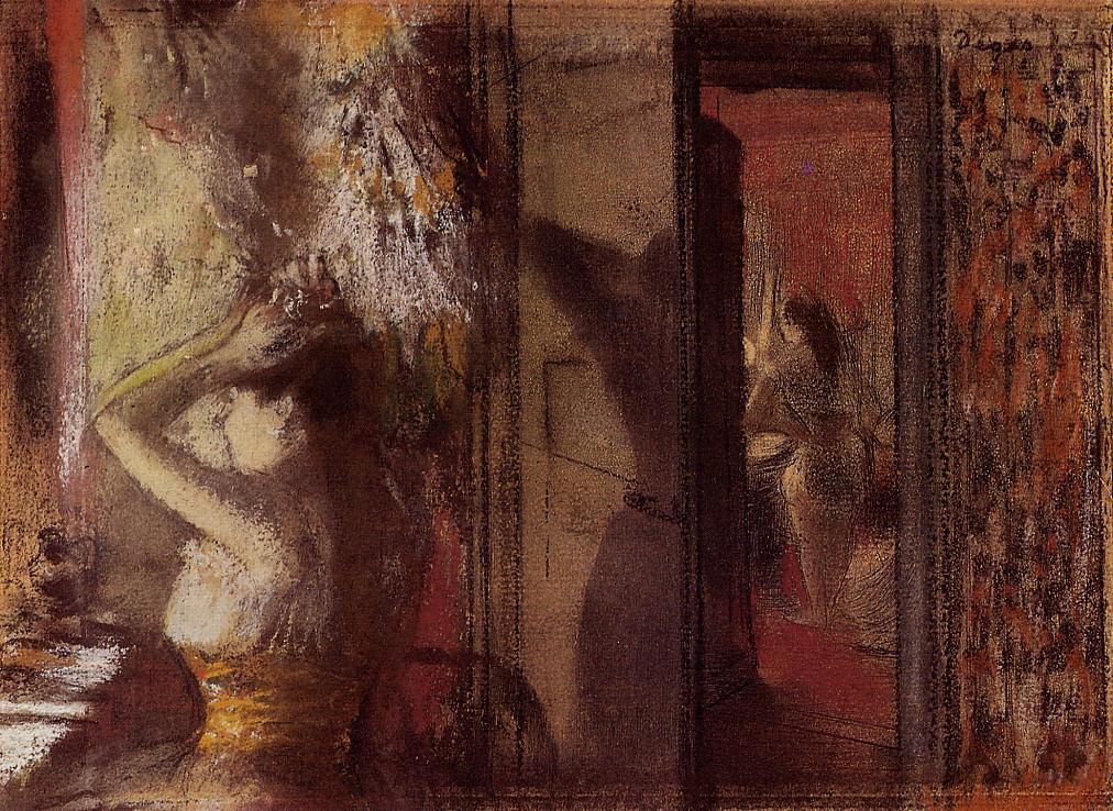 The Actresses Dressing Room (1885) - Edgar Degas Tablo