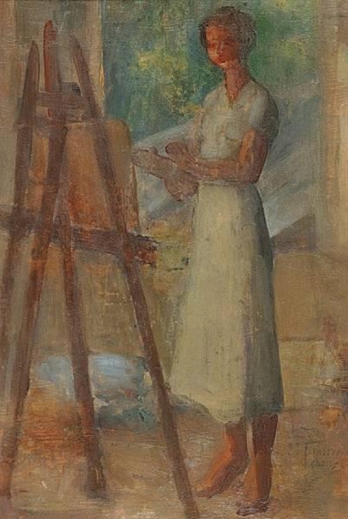 The Artist - Theophrastos Triantafyllidis Tablo