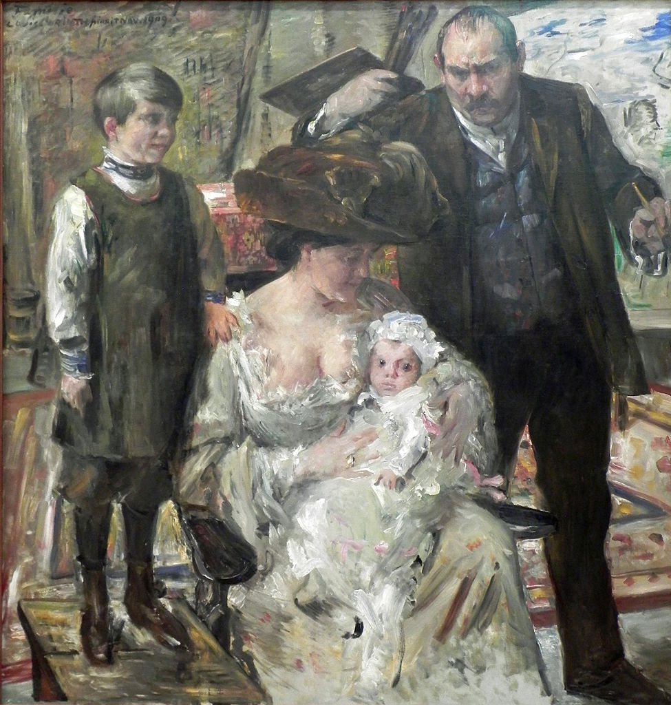 The Artist and His Family (1909) - Lovis Corinth Tablo