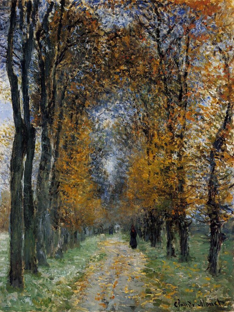 The Avenue (1878) - Claude Monet Tablo