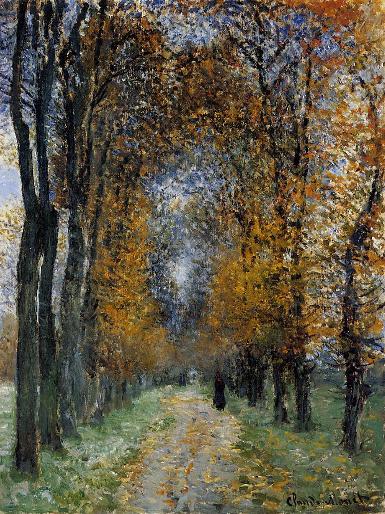 The Avenue (1878) - Claude Monet Tablo
