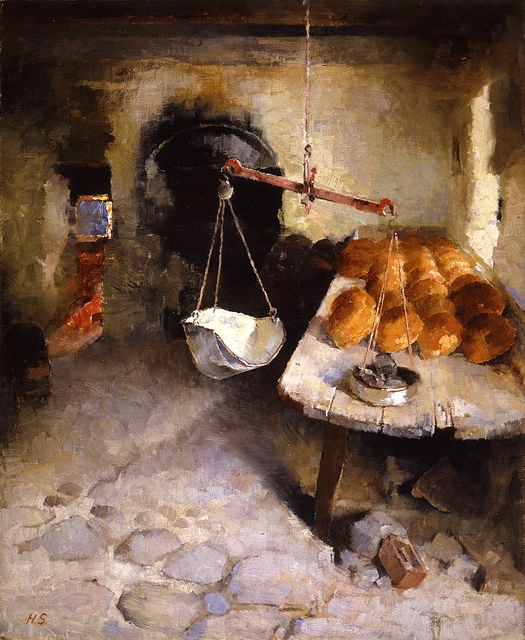 The Bakery (1887) - Helene Schjerfbeck Tablo