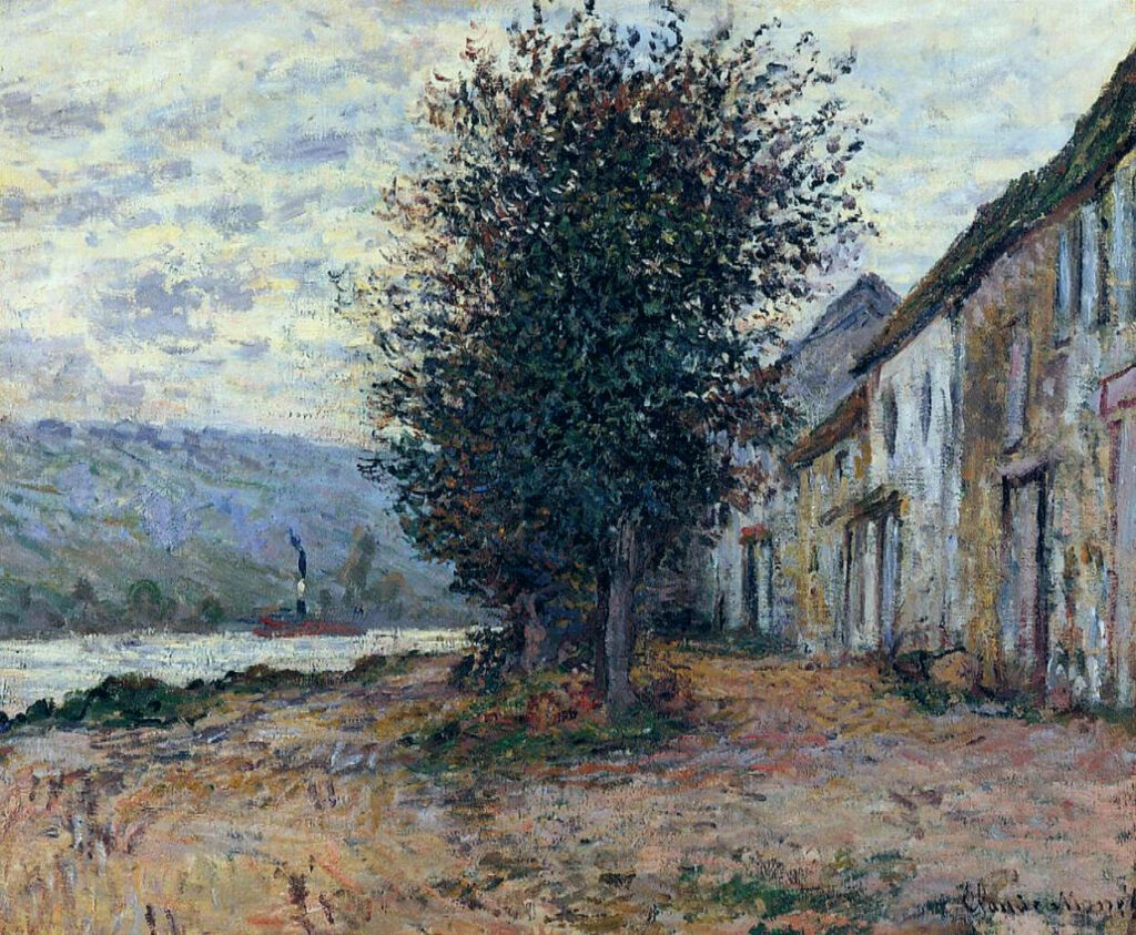 The Banks of the Seine (1878) - Claude Monet Tablo