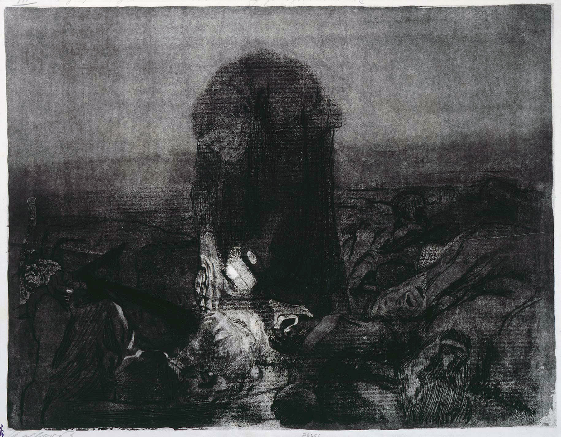 The Battlefield (1907) - Käthe Kollwitz Tablo
