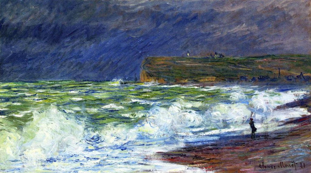 The Beach at Fecamp (1881) – Claude Monet Tablo