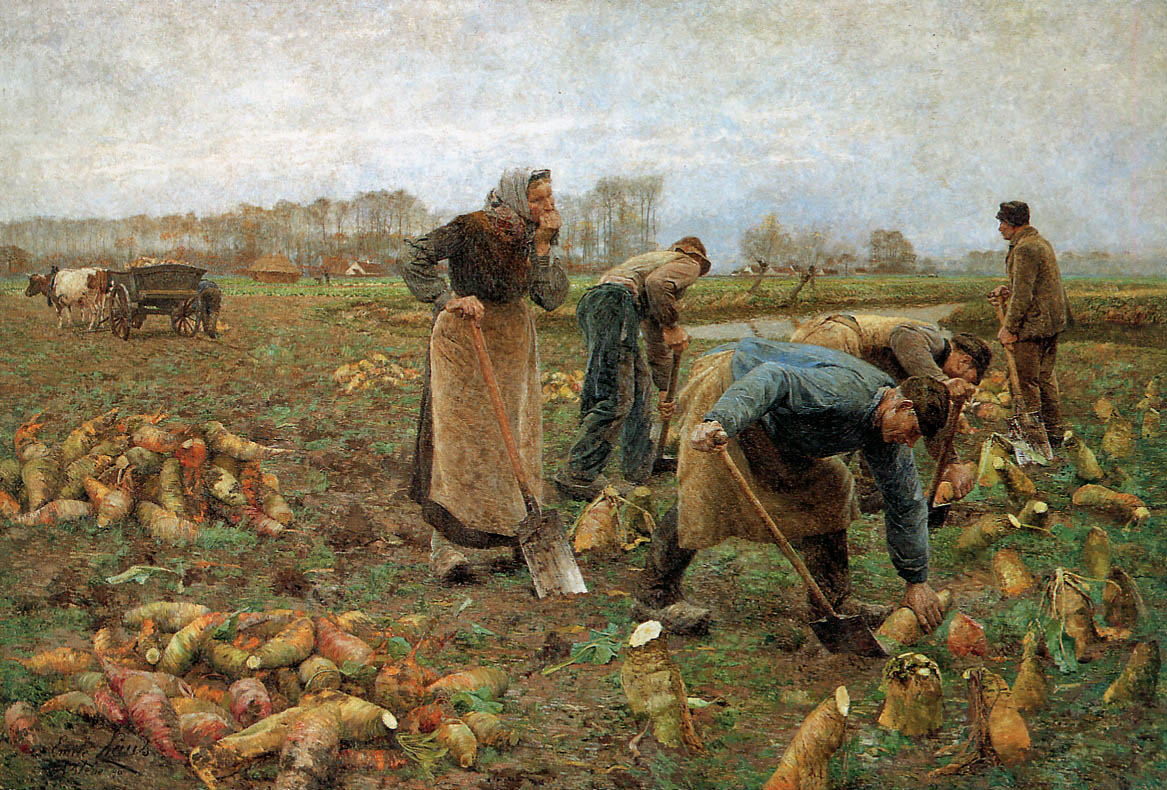 The Beet Harvest (1890) - Emile Claus Tablo