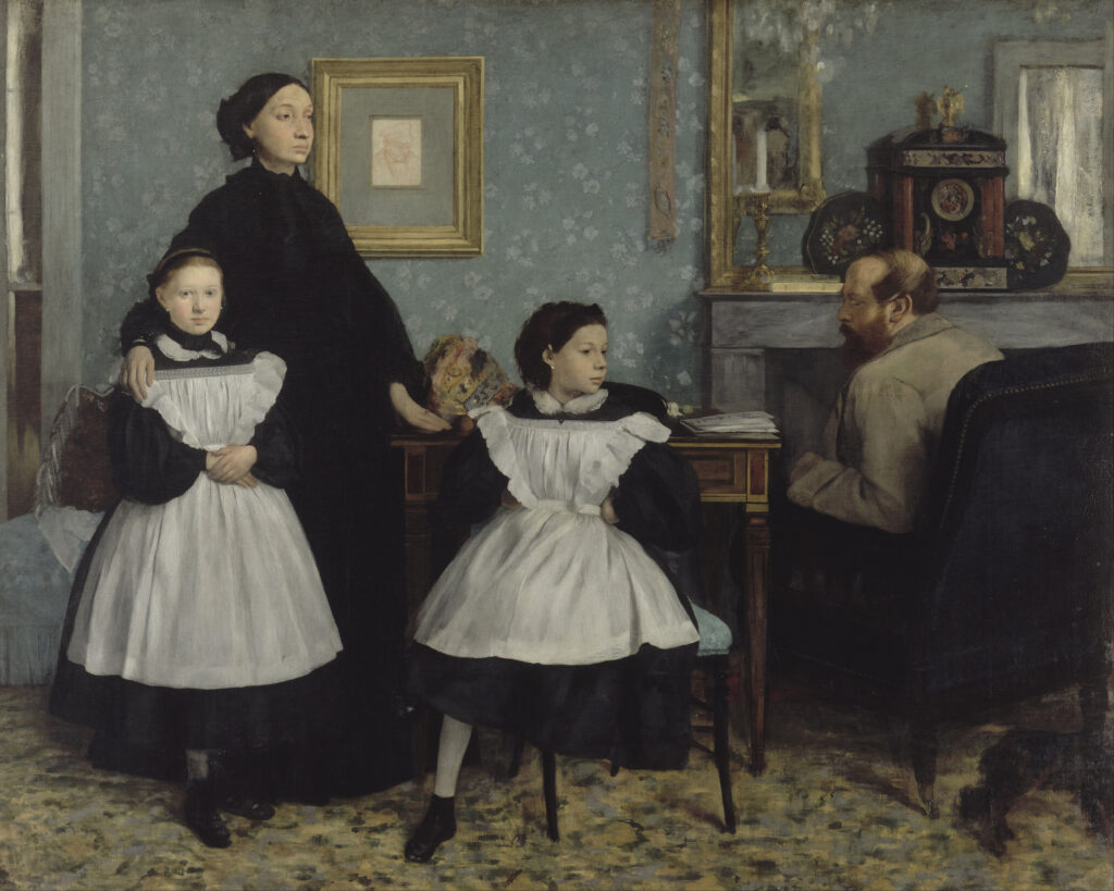 The Bellelli Family (1860) - Edgar Degas Tablo