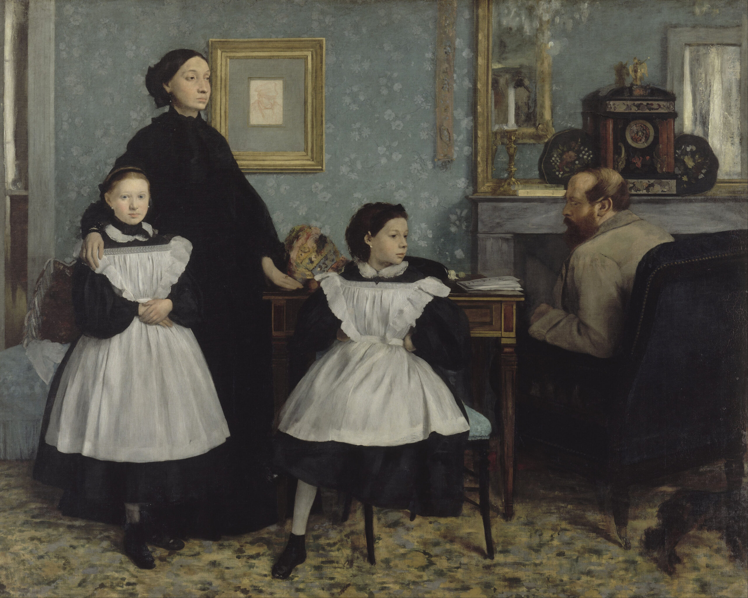 The Bellelli Family (1860) - Edgar Degas Tablo