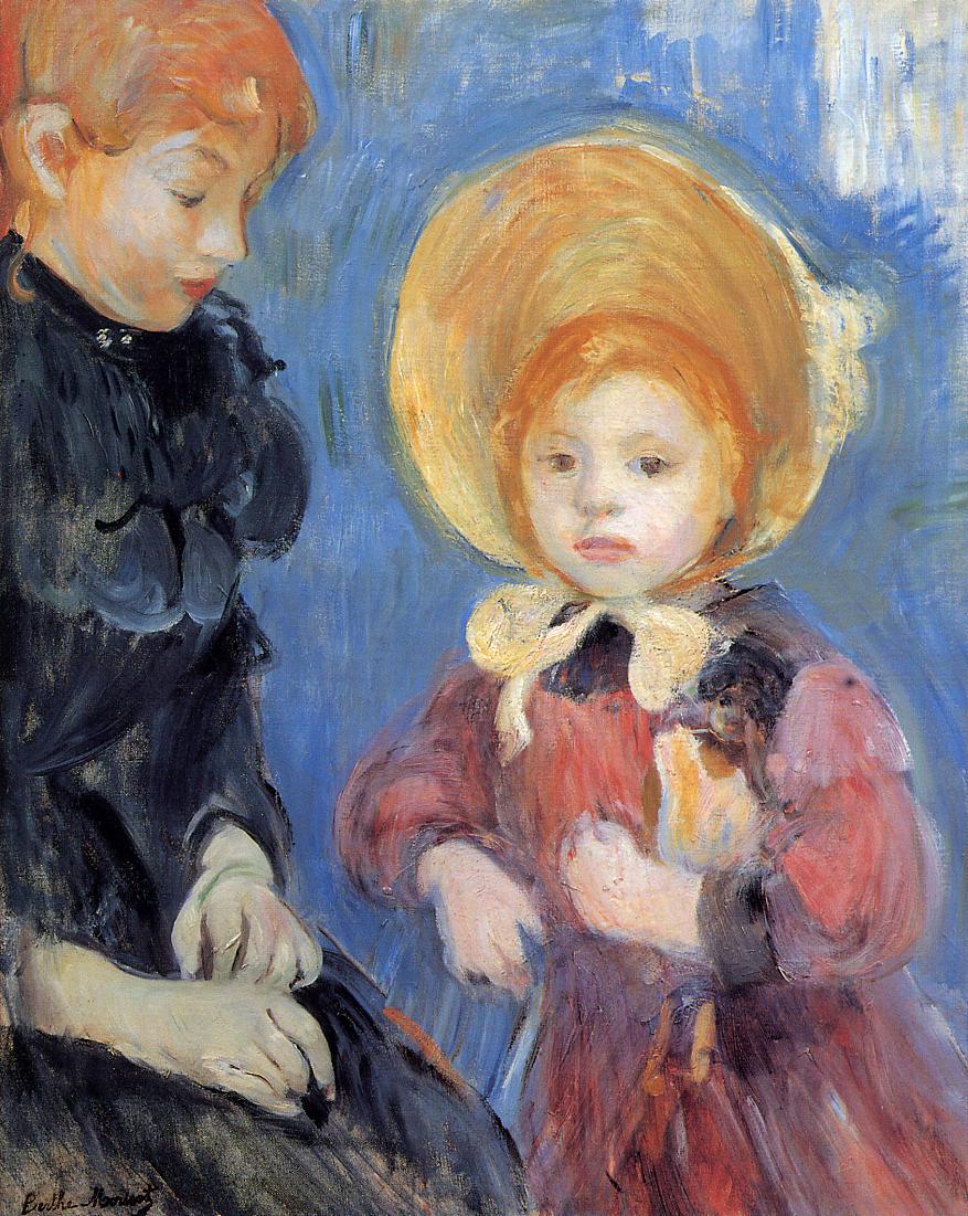 The Black Finger Bandage (1894) - Berthe Morisot Tablo