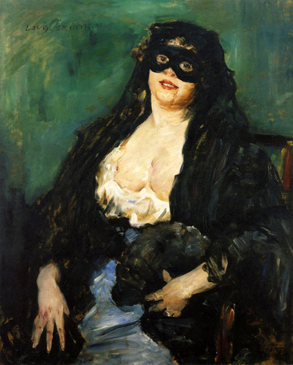 The Black Mask (1908) - Lovis Corinth Tablo